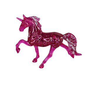 Breyer Horse Stablemate Unicorn Magic Sparkle Playset Pink Tennessee Walking